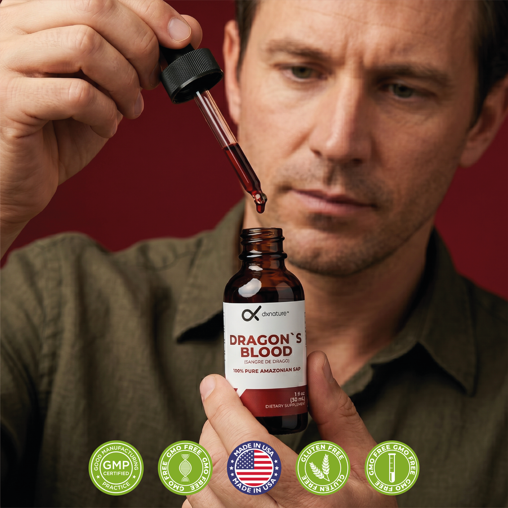 Dragon's Blood Sap / Sangre de Grado 100% Pure Croton Lechleri Extract Wild-Harvested Amazonian Liquid Drops Skin & Immune Support